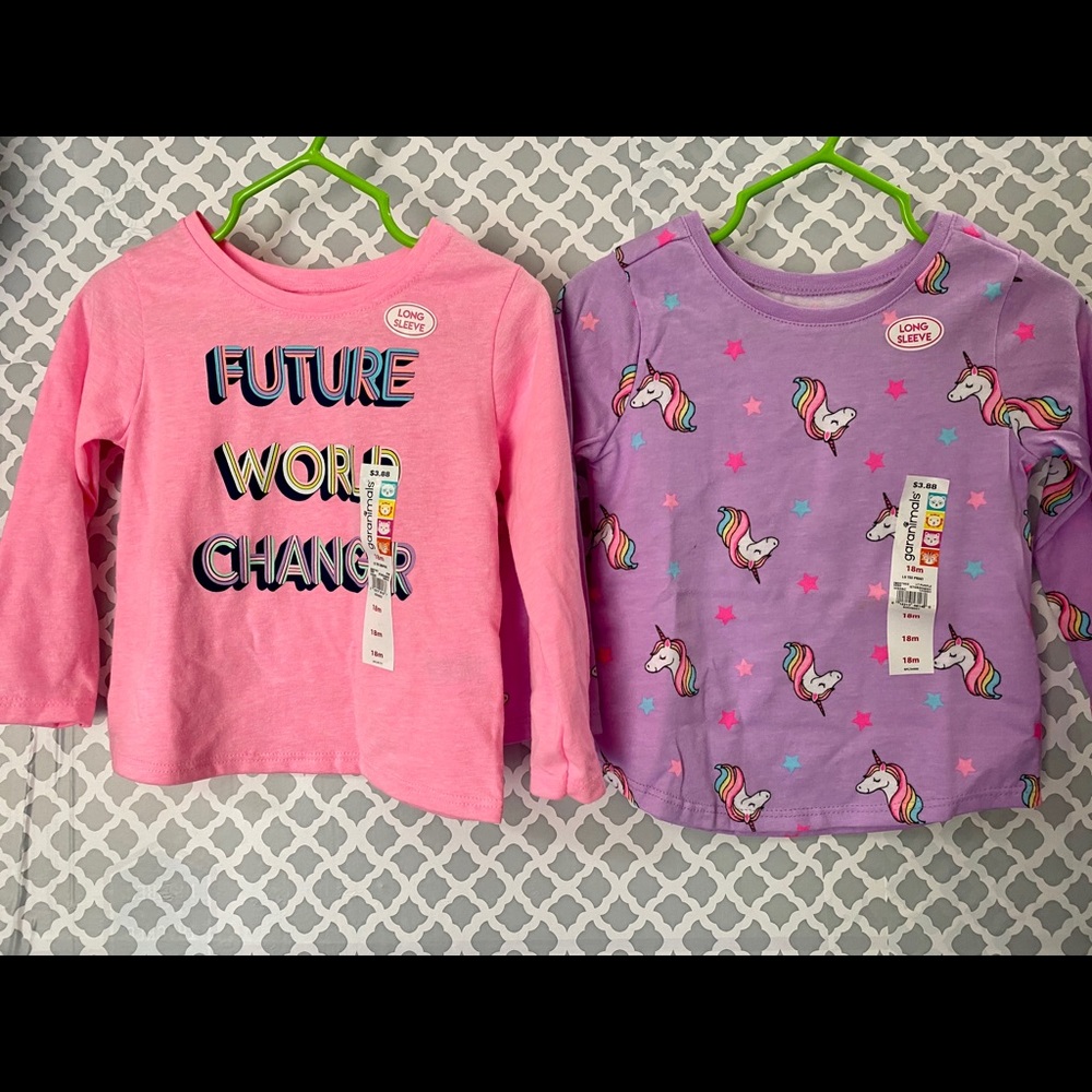 Garanimals NWT lot of size 18 month shirts